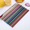 Drinking Straws Heart-shaped Straw Portable Stainless Steel Travel Kitchen Bar Tool Reusable Metal