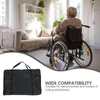 Stol täcker vikbar rullstolsreseväska handväska förvaring blixtlås 600d oxford tyg folable walker