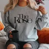 Women's Hoodies Sweatshirts The Rose Kpop Sweatshirt Back To Me Sweatshirt Korean Group Sweater Women Long Sleeve Pullover Garphic Hoodies Streetwear Tops 240401