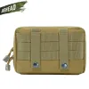 Sacos airsoft tático 900d molle utilitário edc/acessório saco de gota à prova dwaterproof água revista bolsa ao ar livre saco de engrenagem de caça