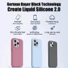 2024 İPhone için yeni sıvı silikon kasa 14 12 11 13 15 Pro Max Mini Lüks Şok geçirmez Kapak x XR XS 6 7 8 14 Plus SE aksesuar