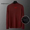 Hög 2024 herrtröjor Neck Turtleneck Half Wool Sweatshirts Tops Knits Skjortor Mens Jumpers Långärmar Tröja Design