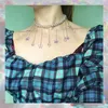 Pendant Necklaces Flower Choker Necklace Style Bluebell Chain Fashion 2023 Drop Delivery Jewelry Pendants Dhp2C