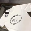 Tasarımcı Top Mens T Shirt Yüksek End Lüks 5A Saf Pamuk Yuvarlak Boyun Doğru Yazı Baskı Nakış Moda Günlük Sporları