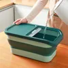 Storage Bottles With Lid Food Container Collapsible Measuring Cup Plastic Grain Boxes Cereal Dispenser For Home