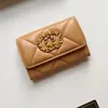 Mode Damen Kaviar Leder Brieftaschen Designer Geldbeutel Luxurys CC gesteppte Karteninhaber Münzversand Keychain Victorine Geschenk Key Beutel WOC Zipper Man Wallet Organizer