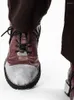 Boots Handgjorda herrar High Top Oxford Shoes Vintage Patchwork Cowhide äkta läder Ankel Gentleman Business Work Safety Safety