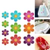 Tapetes de banho 20pcs flor formas banheira adesivos para banheiro chuveiro banheira adesivo auto-adesivo almofadas dropship