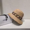 Emmer hoed casual unisex luxe caps ontwerper omkeerbare vizieren veelzijdige pet zomer cowboy zon hoed kust strand sportvucket hoeden multicolor getijdenstrook