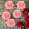 Flores decorativas 100 pcs casamento artificial rosa noiva decoração de mesa rosas pretas rosa em massa