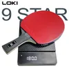 Loki 9 Star Table Tennis Gracket Professional 52 Carbon Ping Pong Paddle 6789 Star Ultra Holdensive مع المطاط اللزج 240323