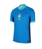 2024 2025 كرة قدم قمصان البرازيلات Kids Kids Kit 24 COPA America Cup Camiseta de Futbol Paqueta Raphinha Football Shirt Maillot Vini Jr Brasil Richarlison Neymar