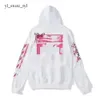 Off Whitehoodie Designer Offend Sweatshirts Sweater målade av White X Arrow Crope Rand Loose Hoodie and Women's T Shirts Off W Hot Office 4524