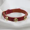 Ronde holle letterarmband Verstelbare leren armband Dames herenmode horlogeband armband Trendy polslus Casual traditionele charme polsbandje