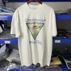 メンズTシャツ220G Contton Real Casa Tennis Club T Shirt Print Cotton T Shirt Harajuku Graphic T Shirts Men Clothing T240401