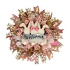 Decorative Flowers Easter Cute Wreath For Front Door With Faux And Eggs Gnome Winter Decoration 2024 Hanging