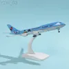 Flygplan Modle Jason Tutu 18-20cm Korean Boeing 747 Airplane Model Diecast Metal Plane Aircraft Model Drop Shipping YQ240401