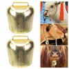 Party Supplies 2 Pcs Thickened Cattle And Sheep Bells Cow Retro Vintage Design Metal Iron Farming Livestock Ornaments