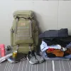 Bolsas 60L Bolsa militar grande Mochila mochila bolsas tácticas para acampar mochila senderismo ejército mochila tactica viajero molle hombres al aire libre