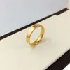 Love Screw Ring Mens Rings Classic Designer Jewelry Women Diamond Titanium Steel Alloy Gold-plated Gold Sier Rose Never Fade Not Allergic