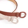 Ceintures Nouvellement conçu femmes blanc noir marron rouge ceinture mince ceinture femme ceinture femme Q240401