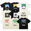 RH Designers Hommes Broderie T-shirts Pour Été Hommes Tops Lettre Polos Chemise Femmes T-shirts Vêtements À Manches Courtes Grande Taille 100% cott F3N1 #