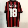 Maglia da calcio retrò AC MILAN 1990 2000 2006 2007 2009 2010 2012 2014 maglia da calcio Gullit 1988 96 97 Van Basten KAKA Inzaghi RONALDINHO Maglie vintage classiche