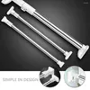 Shower Curtains Cupboard Bars Clothes Rail Window Curtain Rod Stainless Steel Hanger