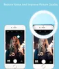 Carga USB LED Selfie Ring Light Lente do telefone móvel LED Selfie Lamp Ring para iPhone para Samsung Xiaomi Phone Selfie Light1