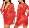 QXNQ PAJAMA SEXY 2023 DONNA PAJAMA EROTICA IDREI NOTTO Abbigliamento da notte in pizzo Babydoll abito trasparente erotico in lingerie sexy abbigliamento hot sleep lingerie sexy 2404101