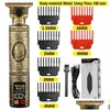 Hårtrimmer T9 Electric Clipper för män USB -uppladdningsbar rakapparat Barber Adts Cutting Hine 221122 Drop Delivery Products Care STY DHLZ0