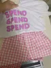 Летняя маленькая девочка Детская одежда набор двух кусок футболки для футболки для детской одежды детская одежда детская наряды на день рождения 240328