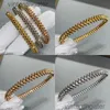 Top Luxury Fine 1to1 Original Designer Bracelet for Women Carter Bullet Head Bracelet v Gold Second Generation Cnc High Quality Couple Rivet Bracelet