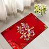 Tapis de bain Accueil Décoration de mariage Mariée dans la porte Slip Tapis rouge Chambre Hi Word Pad Mat Fournitures