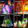 LED Strings 5/10/20m Smart Tuya Wi -Fi String Light Timer Girland Curtain Lampa Home Halloween Dekoracja Nocna Lights YQ240401