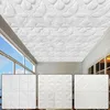 Duvar Çıkartmaları 3D PVC Kendi Kendinden Yapışkan Çatı Kağıdı Su Geçirmez Tavan TV Arka Plan Dekor Kağıt Kağıt Çıkartma Dağıtım Ev Bahçesi DHM5X