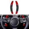 Gear Shift Paddel interiör klistermärke för 911/Cayenne/Macan/718/Panamera/918 Spyder ratthjulsskiftare