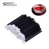 500/1000 pièces jetable maquillage pinceau à lèvres rouge à lèvres brillant baguettes applicateur maquillage pinceaux à lèvres Extension cosmétique beauté outils 240314