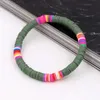 Chaîne femmes Boho bijoux Bracelet coloré doux polymère argile Bracelet été plage accessoires Couple Bracelet Q240401