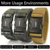 Belts TUSHI Mens Belt Army Outdoor Hunting Tactics Multi functional Combat Survival High Quality Marine Corps Canvas Nylon Mens Luxury Q240401