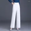 Pantaloni da donna Primavera Estate Gamba larga Donna Moda coreana Vita alta Abiti vintage Qualità