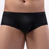 Cuecas homens sexy boxers meio quadril envoltório bikini briefs mini cintura baixa roupa interior u bolsa calcinha casual nadar shorts troncos sólidos calças finas