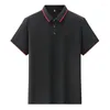 Polos masculinos chegada moda super grande verão negócios casual manga curta camiseta plus size xl 2xl 3xl 4xl 5xl 6xl 7xl 8xl