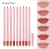 12 stks/doos Lipstick Lip Liner Pen Set Langdurige Matte Lipliner Potlood Lip Tint Lip Plumping Waterdicht Hydraterende Lippen Make-up 240323