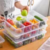 Storage Bottles Refrigerator Box Stackable Fridge Freezer Organizer With Lid Produce Kitchen Vegetables Fruits