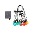 Strings LED 21M Solar zasilany G40 LED Fairy Lights String Light