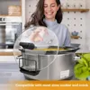 Kitchen Storage Slow Cooker Lid Holder Sturdy And Durable Hand Free Pot Organizer Rack