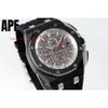 Alloy Designers SUPERCLONE Movimento Tempo APS Relógio Automático Fábrica Cerâmica Branca Cronógrafo de Aço 44Mm Série 26405 Mecânico O Masculino 401