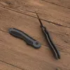 KS1890 Pocket Folding Knife SK5 Satin Blade ABS Handle Carving Knives Outdoor Camping Handing EDC Tools With Nylon Bag