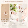 Baby grzechotki zabawki 0-12 miesięcy Born Air Balloon Crib Bell Bell Mobile Toddler Rattles karuzela dla Cots Kids Prezent 240327